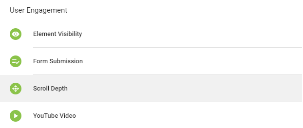 Scroll Depth
