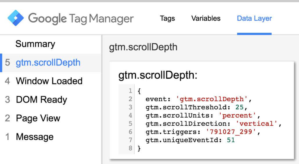 Scroll Depth Trigger