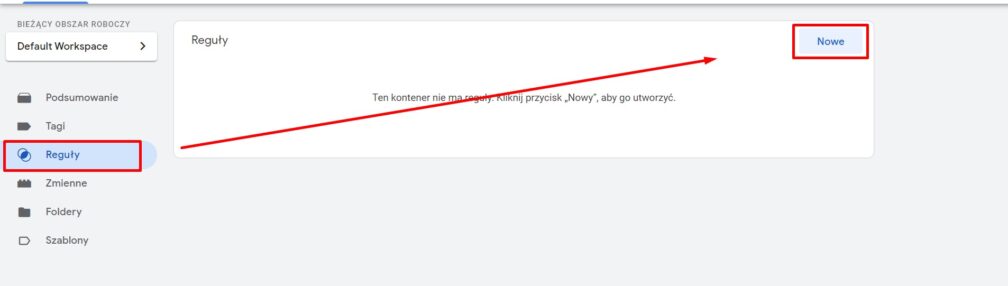 Tworzenie reguły